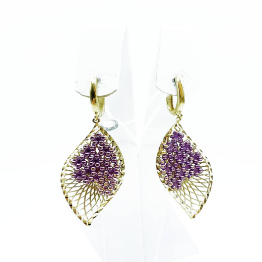 Серьги из золота 585 пробы